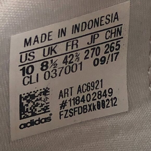 Adidas Women's Size 10 Alphabounce 1 White Grey Lace-Up Athletic Sneakers AC6921 - Picture 15 of 15